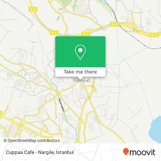 Cuppaa Cafe - Nargile map