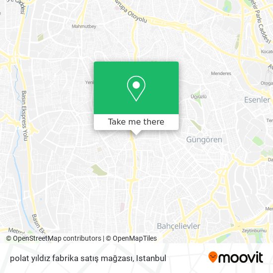 polat yıldız fabrika satış mağzası map