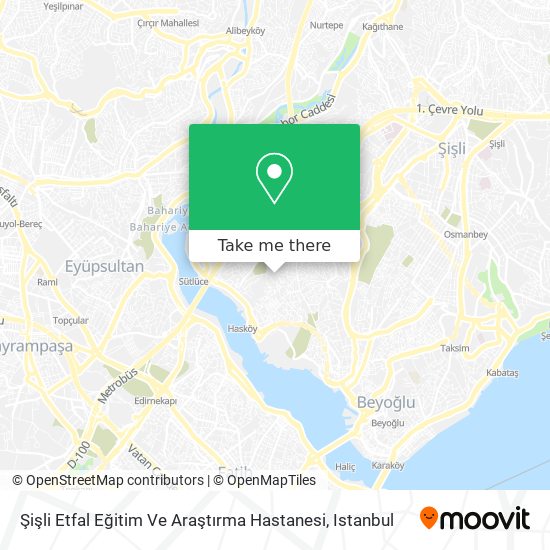 Şişli Etfal Eğitim Ve Araştırma Hastanesi map