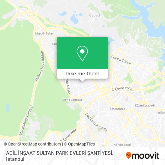 ADİL İNŞAAT SULTAN PARK EVLERİ ŞANTİYESİ map