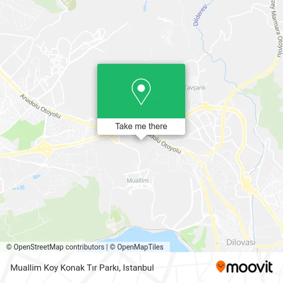 Muallim Koy Konak Tır Parkı map