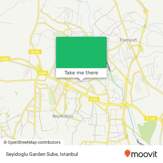 Seyidoglu Garden Sube map