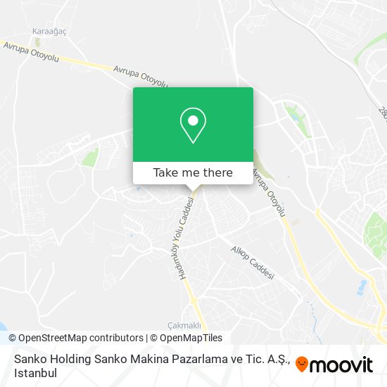 Sanko Holding Sanko Makina Pazarlama ve Tic. A.Ş. map