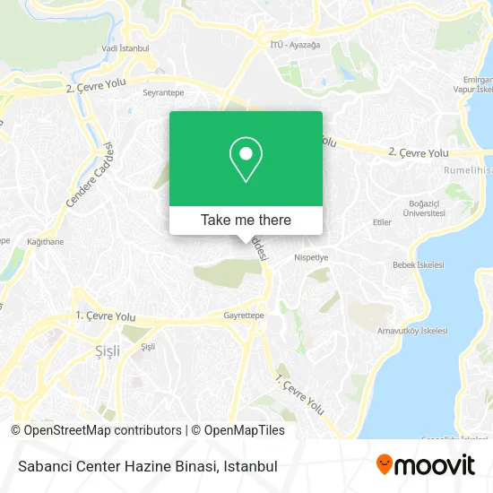 Sabanci Center Hazine Binasi map