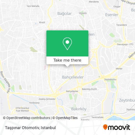 Taşpınar Otomotiv map
