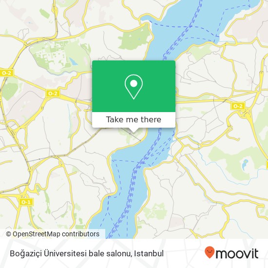 Boğaziçi Üniversitesi bale salonu map