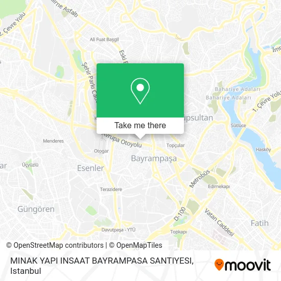 MINAK YAPI INSAAT BAYRAMPASA SANTIYESI map