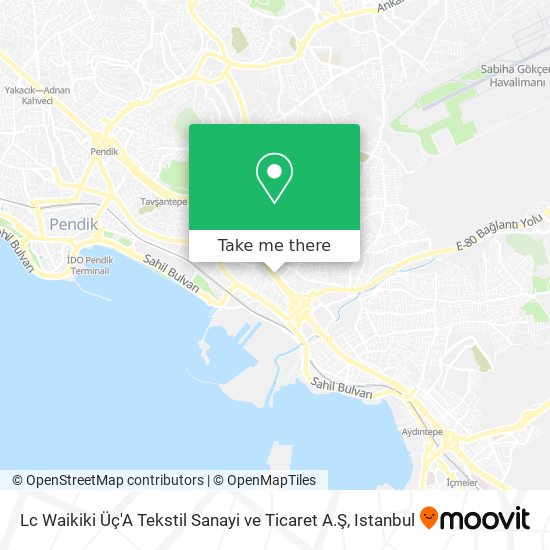 Lc Waikiki Üç'A Tekstil Sanayi ve Ticaret A.Ş map