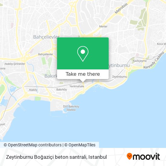 Zeytinburnu Boğaziçi beton santrali map