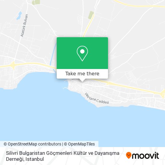Silivri Bulgaristan Göçmenleri Kültür ve Dayanışma Derneği map