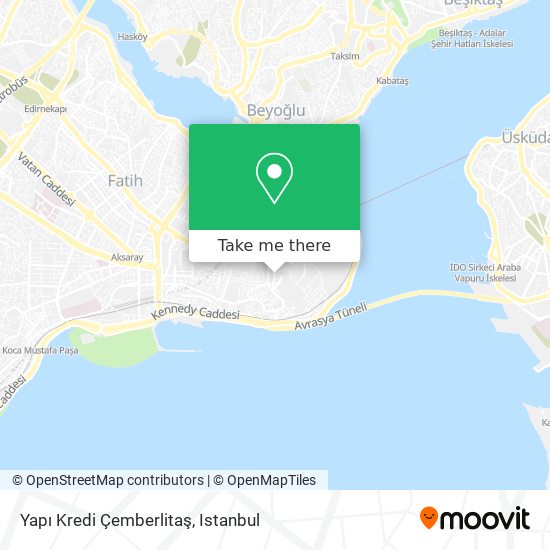 Yapı Kredi Çemberlitaş map