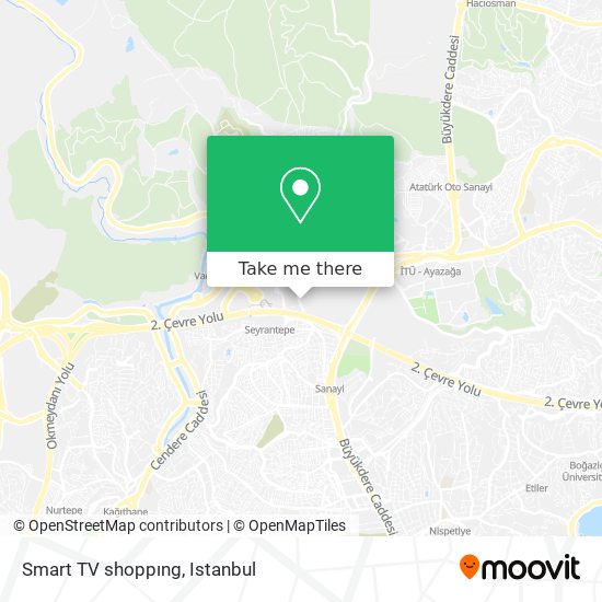 Smart TV shoppıng map