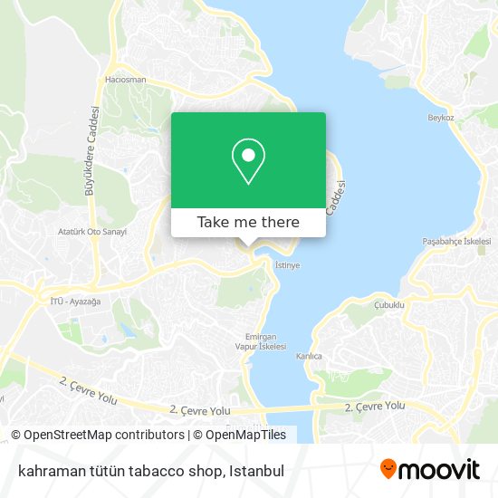 kahraman tütün tabacco shop map