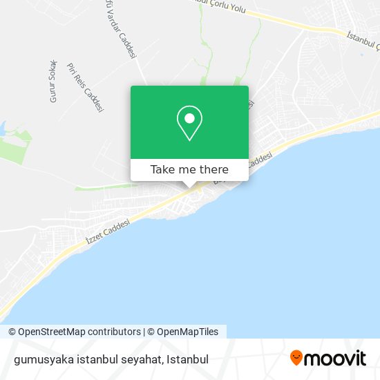 gumusyaka istanbul seyahat map