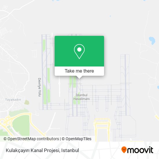 Kulakçayırı Kanal Projesi map