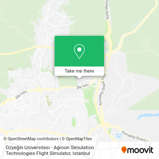 Ozyeğin Universitesi - Agroon Simulation Technologies Flight Simulator map