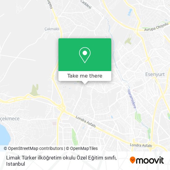 Limak Türker ilköğretim okulu Özel Eğitim sınıfı map