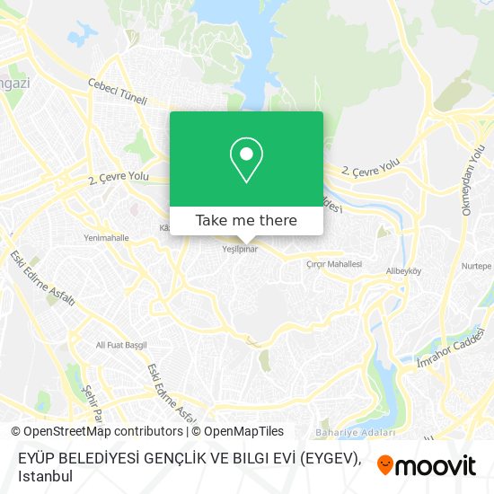 EYÜP BELEDİYESİ GENÇLİK VE BILGI EVİ (EYGEV) map