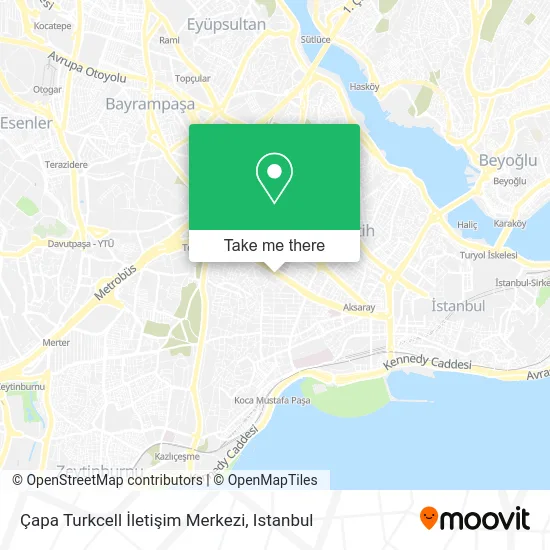 Çapa Turkcell İletişim Merkezi map