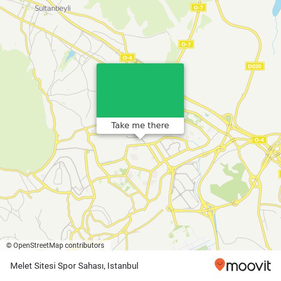 Melet Sitesi Spor Sahası map