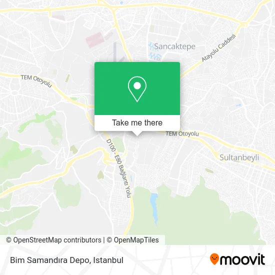 Bim Samandıra Depo map