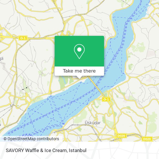 SAVORY Waffle & Ice Cream map