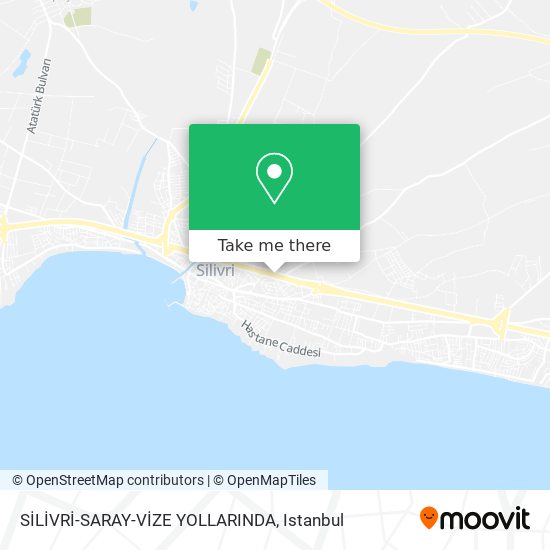 SİLİVRİ-SARAY-VİZE YOLLARINDA map
