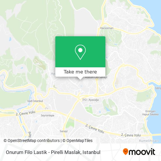Onurum Filo Lastik - Pirelli Maslak map