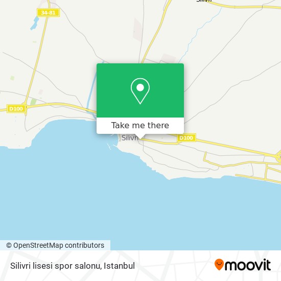 Silivri lisesi spor salonu map