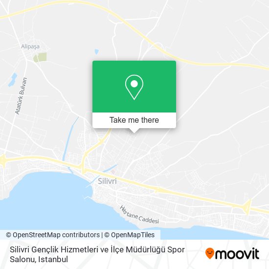 Silivri Gençlik Hizmetleri ve İlçe Müdürlüğü Spor Salonu map