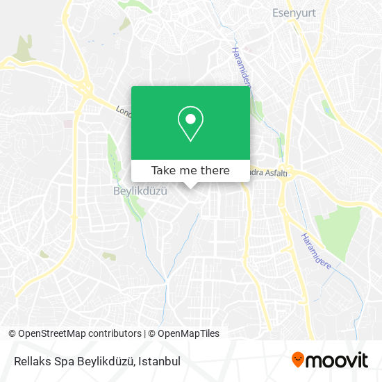 Rellaks Spa Beylikdüzü map