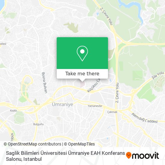 Saglik Bilimleri Üniversitesi Ümraniye EAH Konferans Salonu map