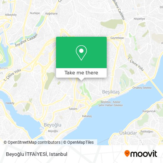 Beyoğlu İTFAİYESİ map