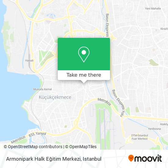 Armonipark Halk Eğitim Merkezi map