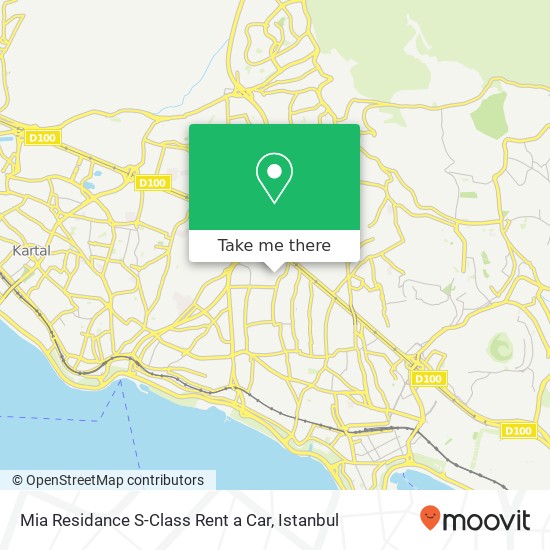 Mia Residance S-Class Rent a Car map