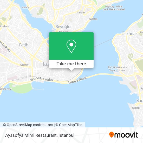 Ayasofya Mihri Restaurant map