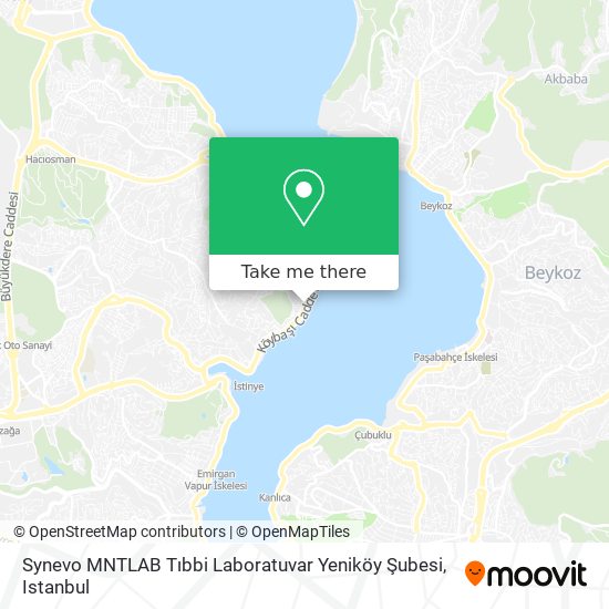 Synevo MNTLAB Tıbbi Laboratuvar Yeniköy Şubesi map