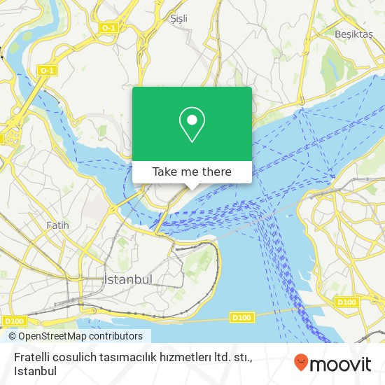 Fratelli cosulich tasımacılık hızmetlerı ltd. stı. map