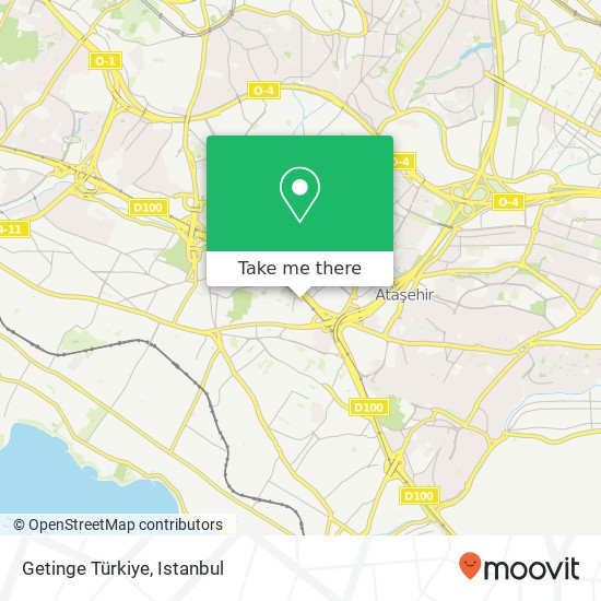 Getinge Türkiye map