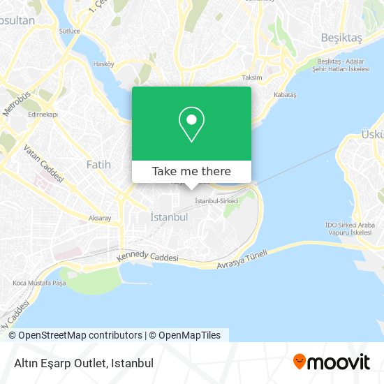 Altın Eşarp Outlet map