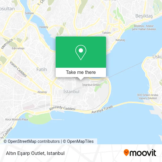 Altın Eşarp Outlet map