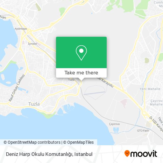 Deniz Harp Okulu Komutanlığı map