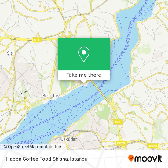 Habba Coffee Food Shisha map