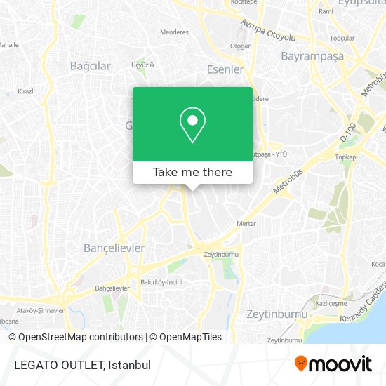 LEGATO OUTLET map