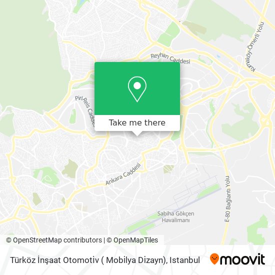 Türköz İnşaat Otomoti̇v ( Mobi̇lya Di̇zayn) map