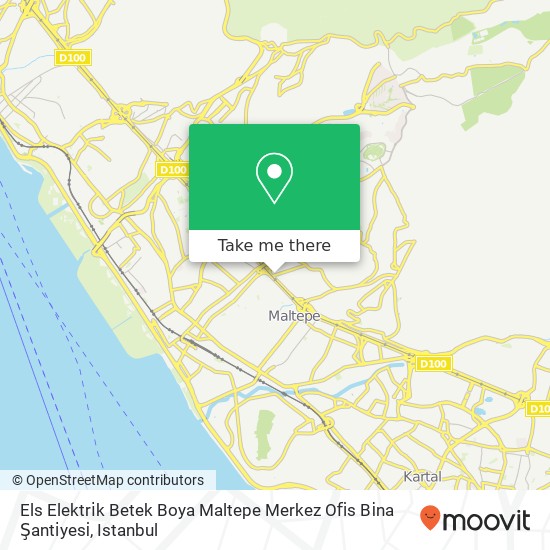 Els Elektri̇k Betek Boya Maltepe Merkez Ofi̇s Bi̇na Şanti̇yesi̇ map