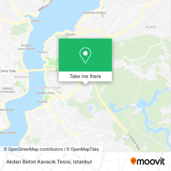 Akdan Beton Kavacik Tesisi map