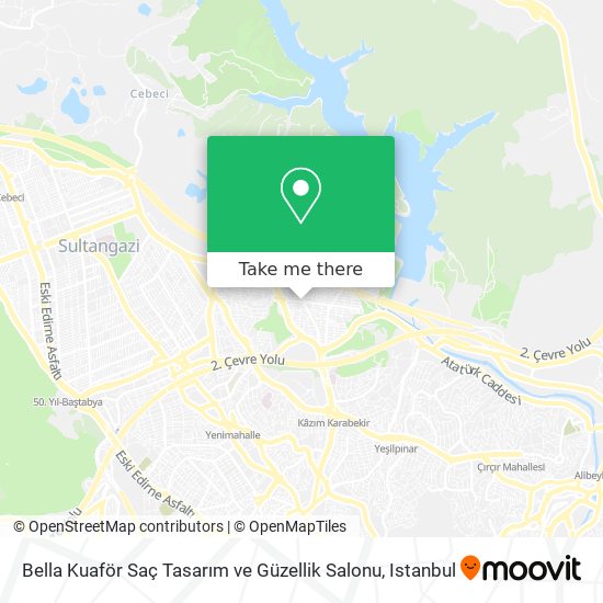 Bella Kuaför Saç Tasarım ve Güzellik Salonu map