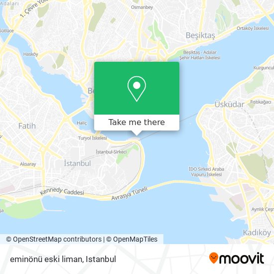 eminönü eski liman map