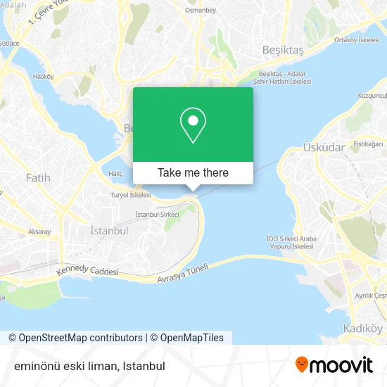 eminönü eski liman map